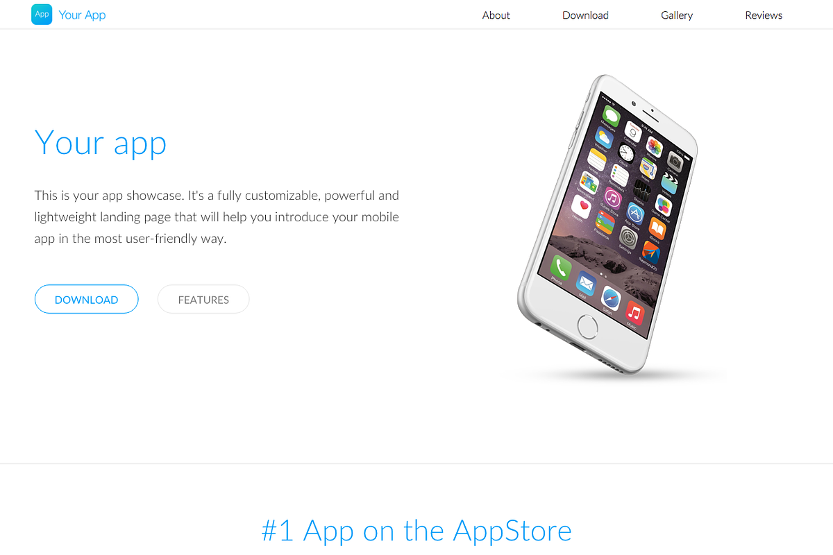 Your App | Website template, a HTML Template by SD Themes (Photo 2 of 4)