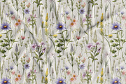 Wildflowers Print Seamless Patterns, a Pattern Graphic by Olya Creative (Thumbnail 11 of 15)