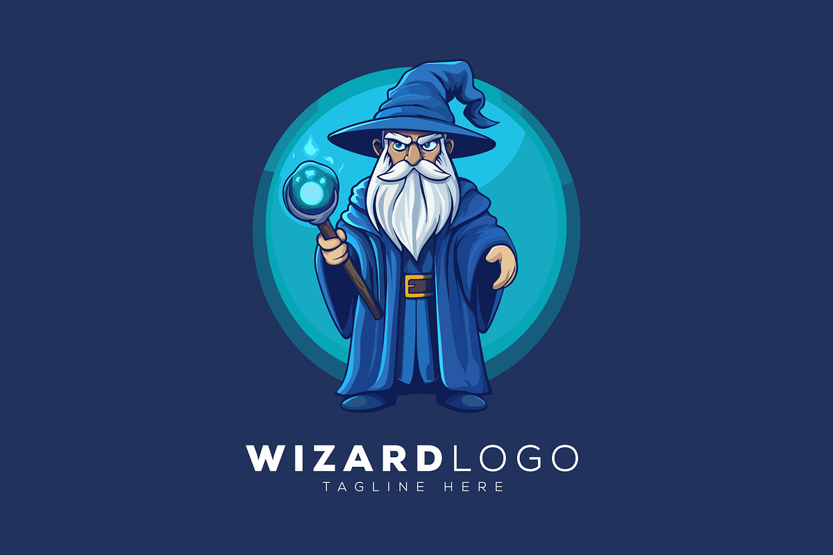 Wizard Logo, a Branding & Logo Template by Xoovion