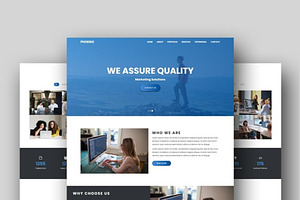 Multipurpose Landing Page Template, a Landing Page Template by nandinigraphics