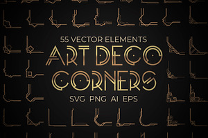 Art Deco Corners Set