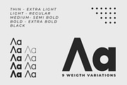 Montenna Modern Sans, a Sans Serif Font by Artiveko (Thumbnail 3 of 8)