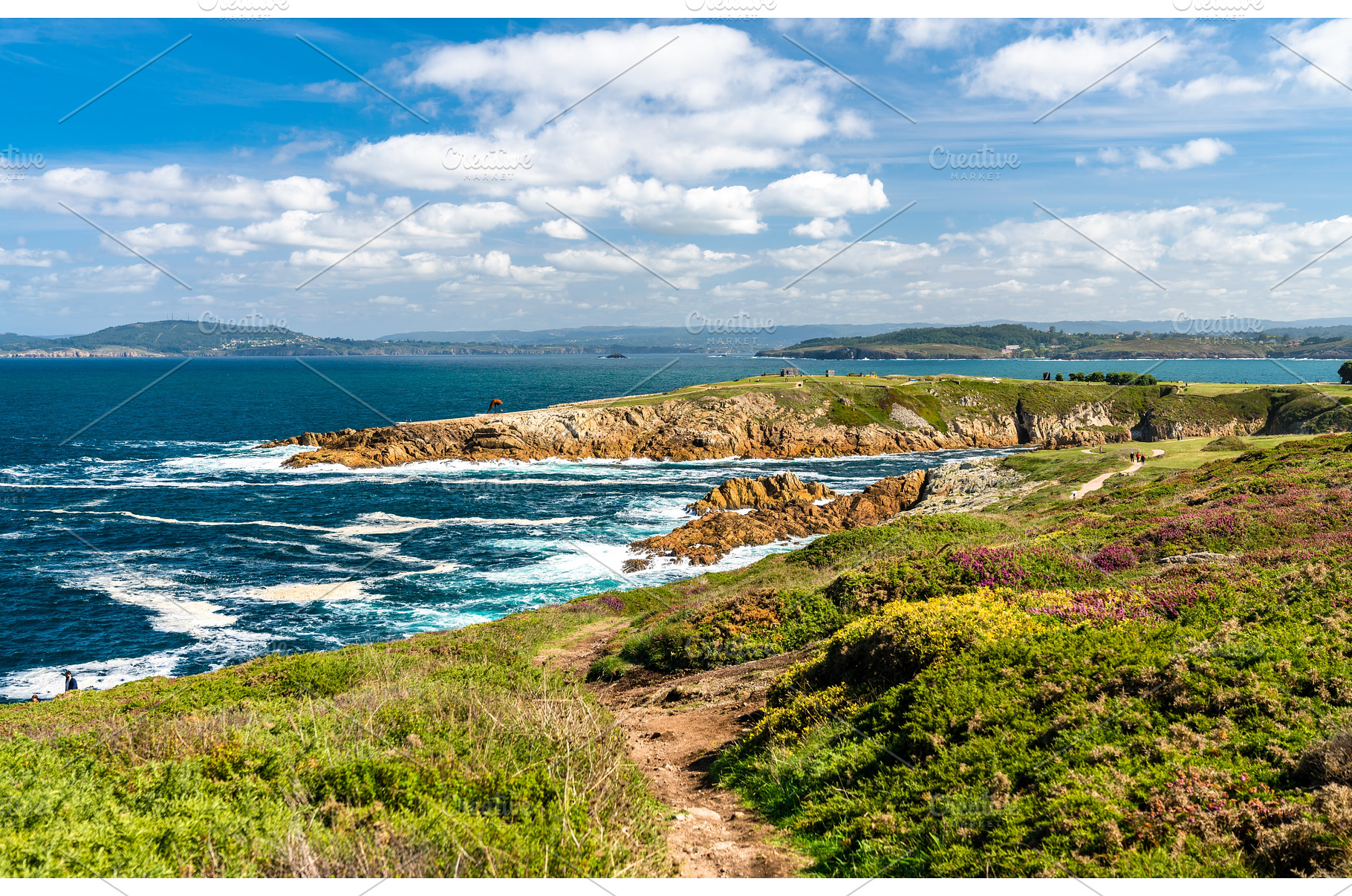 The Atlantic Seaside at A Coruna, a Nature Photo by Leonid Andronov