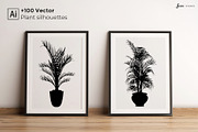 100 Vector Plant silhouettes, a Decorative Illustration by JAZZ STUDIO (Thumbnail 2 of 6)