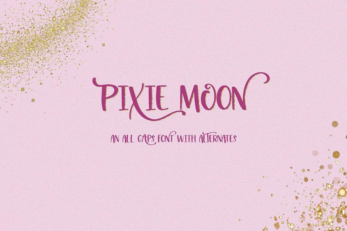 Pixie Moon Handwritten Sans, a Handwritten Font by Beck McCormick (Photo 1 of 10)