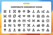 Corporate Hierarchy Icons, a Duotone Icon by Wencory (Thumbnail 1 of 3)
