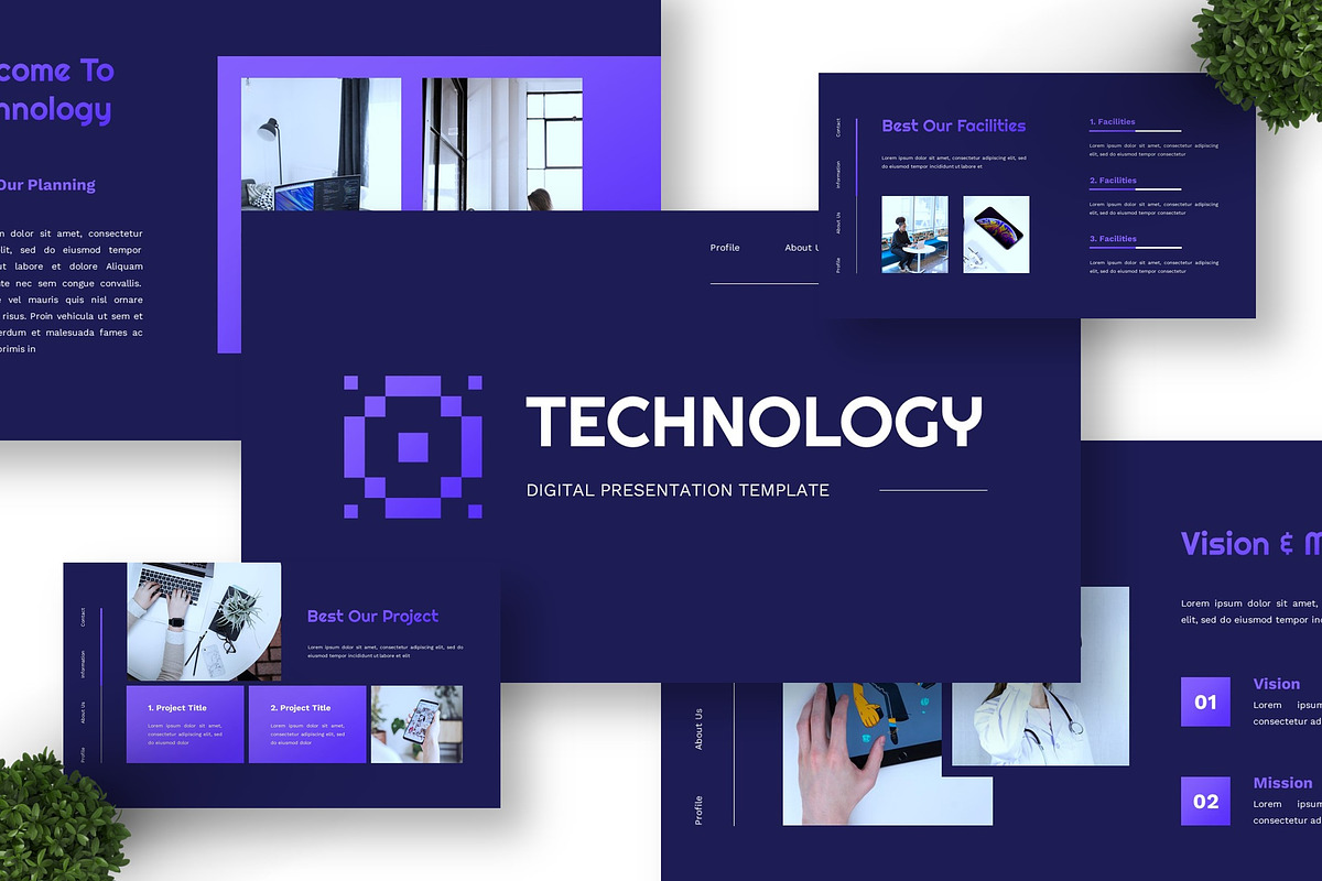 Technology - Digital Powerpoint preview 4