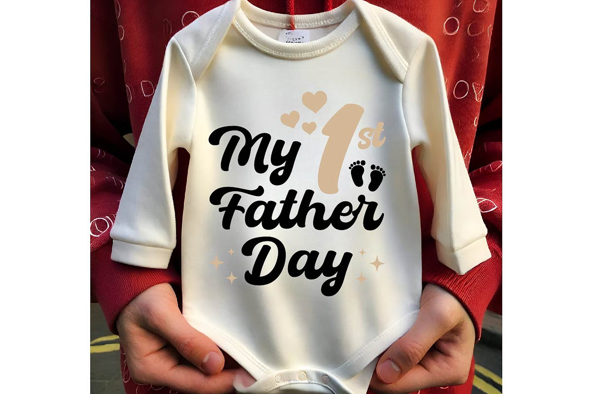 My First Father Day Svg PNG T-shirt, an Object Graphic by Digi_Design_World (Photo 3 of 4)
