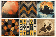 Vintage Halloween Digital Design Pap, a Pattern Graphic by Libby Wishes (Thumbnail 2 of 6)