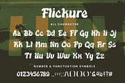 Flickure - Graffiti Font, a Handwritten Font by AQR Studio (Thumbnail 7 of 9)