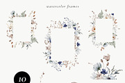 Winter Flowers Watercolor Set, a Decorative Illustration by Watercolor_Ma (Thumbnail 4 of 8)