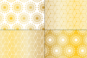 Seamless Gold Mod Geometrics, a Pattern Graphic by Melissa Held Designs (Thumbnail 5 of 6)