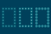 Rectangular frames of snowflakes, a Decorative Illustration by Tati_Kli (Thumbnail 1 of 4)