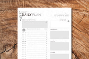 Editable Daily Planner Template, a Stationery Template by Graphicsnext (Thumbnail 4 of 4)