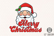 Merry Christmas, Santa PNG, an Illustration by Designking (Thumbnail 1 of 4)