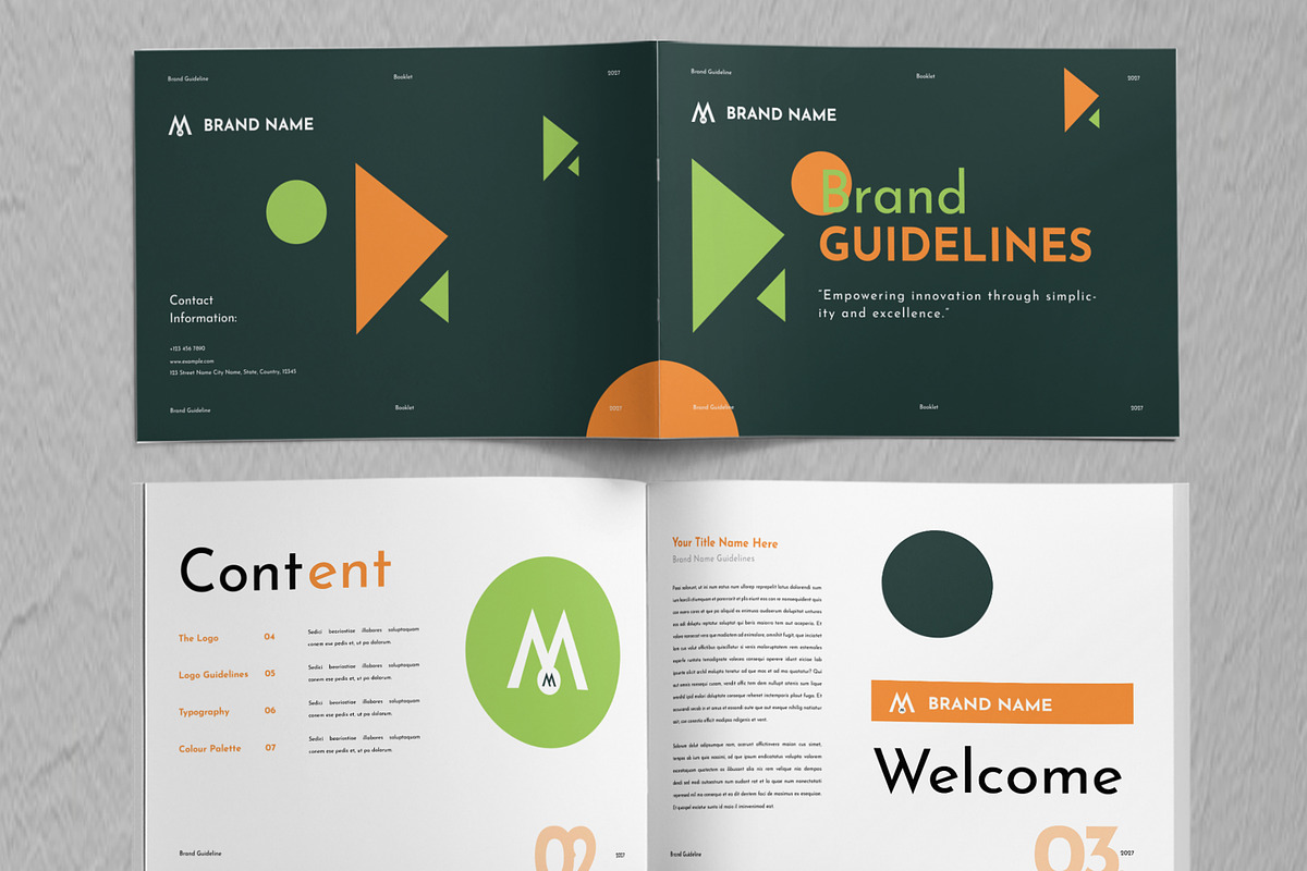 Brand Guideline Layout, a Brochure Template by ContestDesign (Photo 2 of 5)