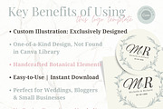 Elegant Monogram Wreath Logo, a Branding & Logo Template by Hell Yeah Designs (Thumbnail 4 of 6)