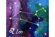 12 Zodiac signs on watercolor, a Texture Graphic by Sunshine Art Shop (Thumbnail 6 of 13)