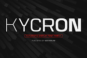Kycron - Futuristic Sans Font Family, a Sans Serif Font by Sekyra Lab (Thumbnail 1 of 13)