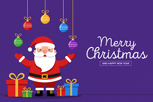 Merry Christmas & Happy New Year PSD