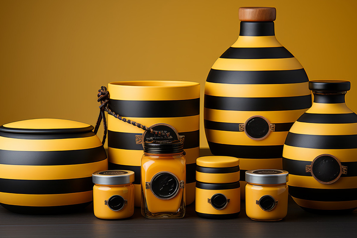 Yellow and Black World - 52 images, a Decorative Illustration by Handmadefont (Photo 8 of 13)