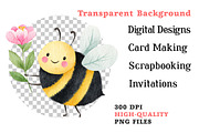 Watercolor Insects Clipart Bundle, an Illustration by Dream Creation (Thumbnail 7 of 7)