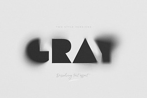 Dissolving Text Effect, a Layer Style Add-On by E-Type