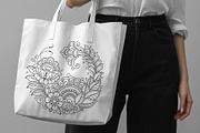 Flowers Coloring Pages, an Illustration by Katika Shop (Thumbnail 5 of 7)