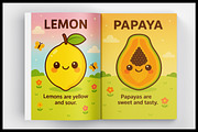 My First Fruits Book for Kids, a Stationery Template by Designmela01 (Thumbnail 3 of 8)