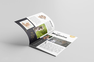 5 Realistic Magazine Mockup