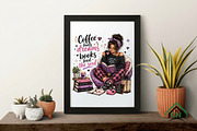 Coffee Dreams PNG, a Seasonal Illustration by Craft Nest (Thumbnail 4 of 6)