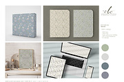 Blush & Stone Watercolor Flowers, a Decorative Illustration by slowlivecreate (Thumbnail 5 of 6)