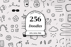 256 Daily Doodles And Scribbles