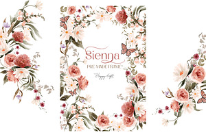 Wild Floral Illustrations - Sienna