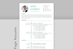 Minimal Resume And Cover Letter Word