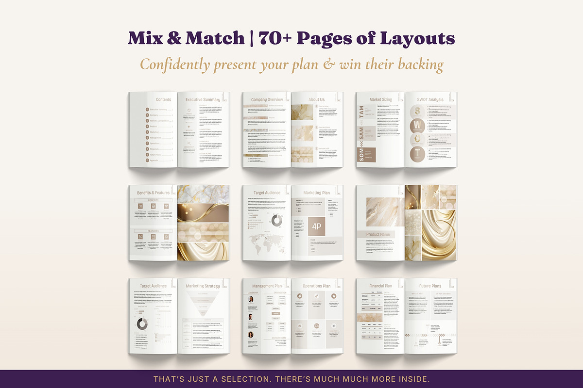Business Plan Bundle 2 Design Packs, a Brochure Template by B2 Studio (Photo 9 of 18)