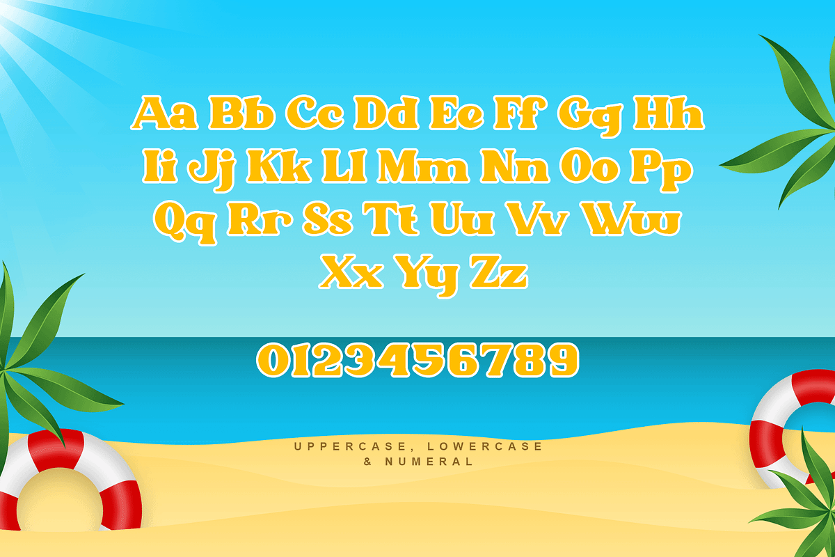 Hello Sun - A Modern Summer Font, a Serif Font by overlaytemplates (Photo 4 of 5)