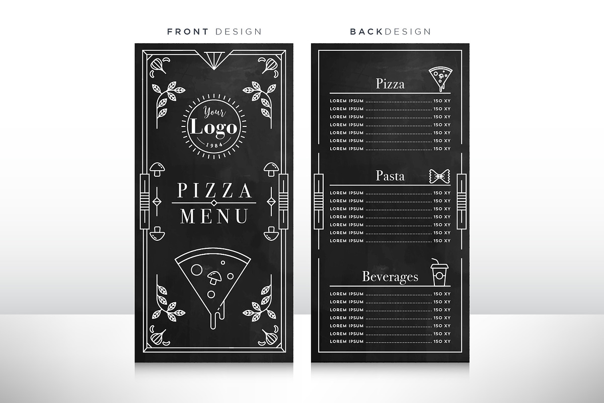 90 Linear Style Menu Designs, a Templates & Theme by Kursat Unsal (Photo 19 of 23)