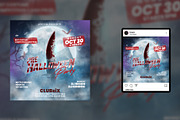 Halloween Party Flyer Template, a Flyer Template by Hotpin (Thumbnail 2 of 2)
