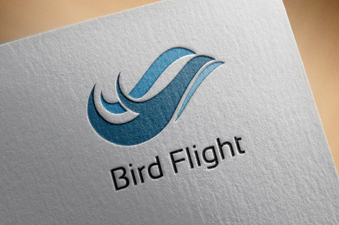 Abstract Bird Flying Flight Logo, a Branding & Logo Template by ...