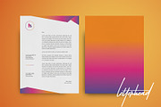 GRADIENT STATIONERY, a Stationery Template by Meknya (Thumbnail 2 of 5)