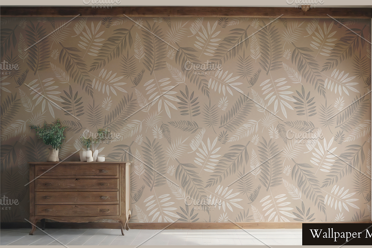 Wallpaper Mock-up / Simple scene Psd, a Product Mockup by Nora Gad (Photo 1 of 10)