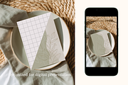 Sage Green 5x7 Invitation Mockup, an Advertising Mockup by Serenefeeling (Thumbnail 4 of 5)