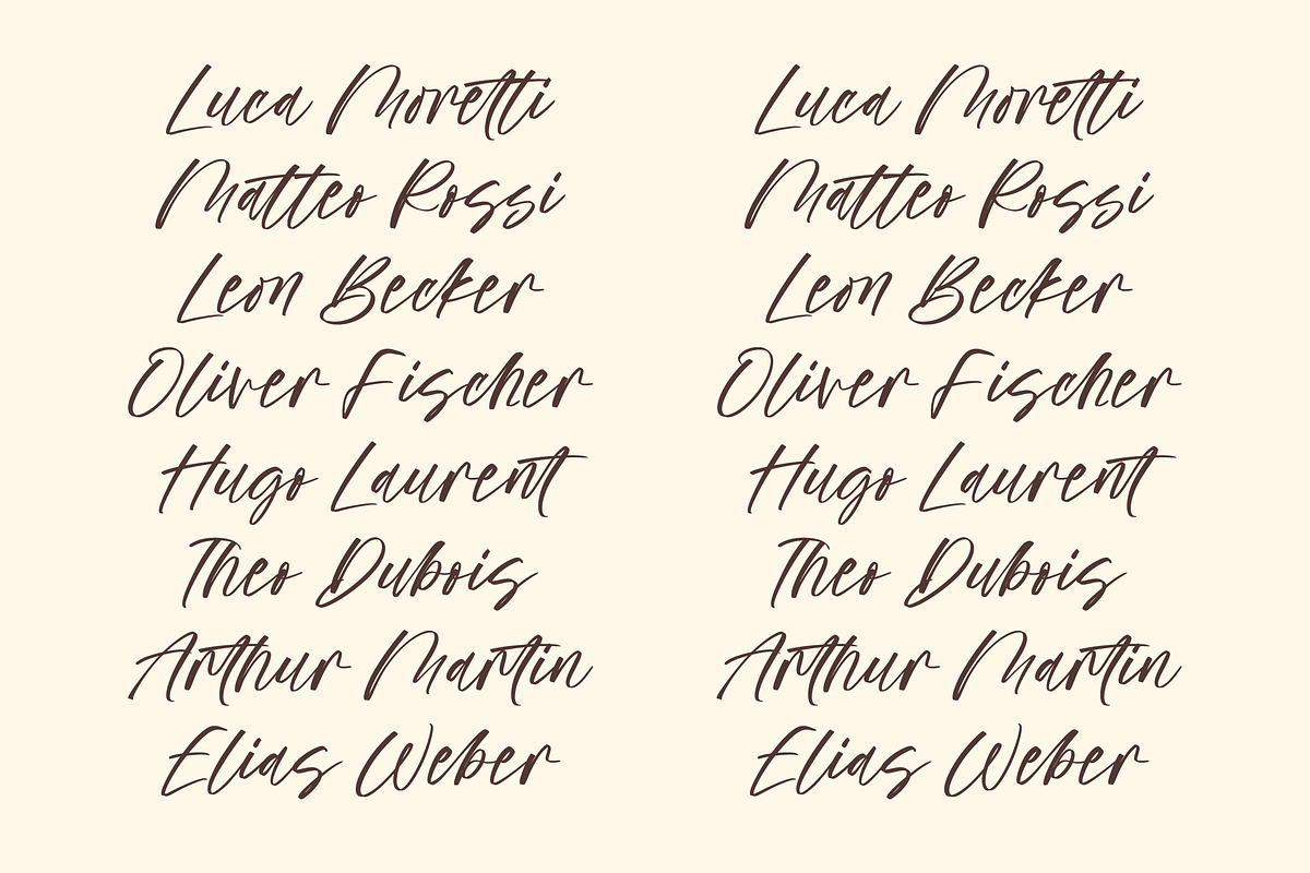 Delight Aurores, a Script Font by operatype.co (Photo 2 of 8)