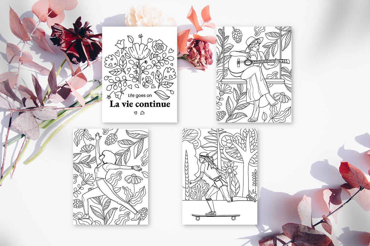 Coloring Book for Girls | Barbie, an Illustration by ChristinaDesigns (Photo 3 of 6)