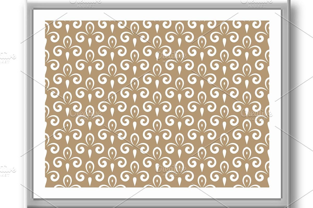 Flower geometric pattern., a Pattern Graphic by RODINA (Photo 3 of 3)