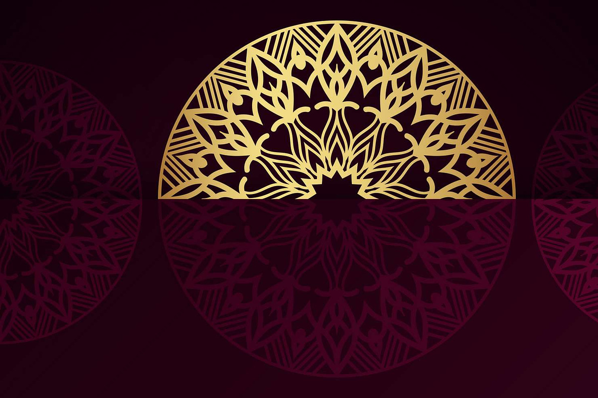 560+ Mandala Design Mega Collection, a Decorative Illustration by NJ Himel (Photo 238 of 289)