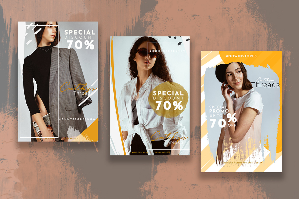 Cathy Social Media Pack, a Social Media Template by PixelHive Pro (Photo 14 of 16)