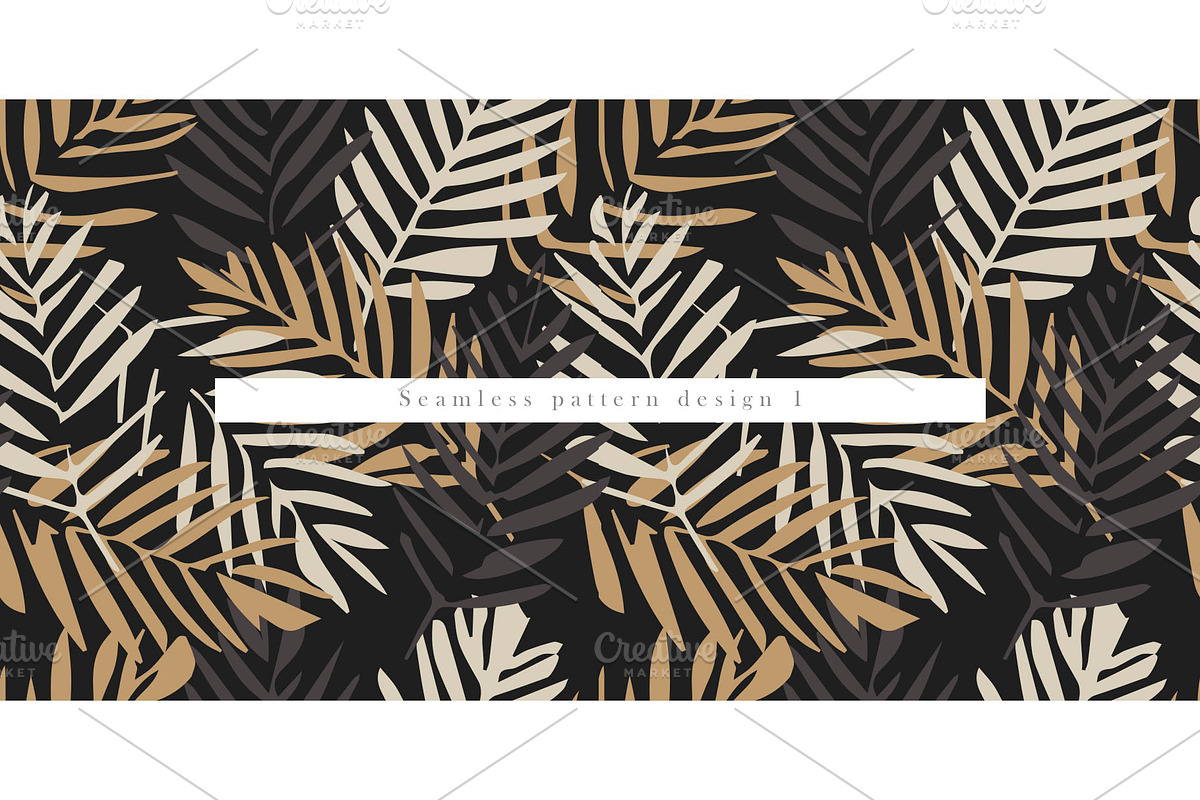 Exotic Palm Leaves, a Pattern Graphic by Nadezda (Photo 2 of 5)