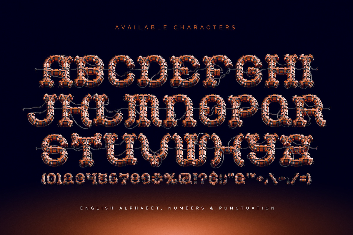 Quantum NRG - Color Bitmap Font, a Symbol Font by Gleb Guralnyk (Photo 4 of 5)
